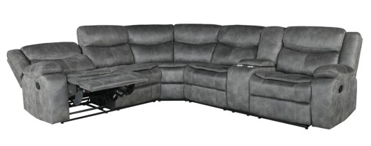 Dorado Charcoal 3pc Sectional 